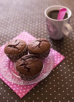 Photo recette Muffins au chocolat noir - sans lactose sans gluten