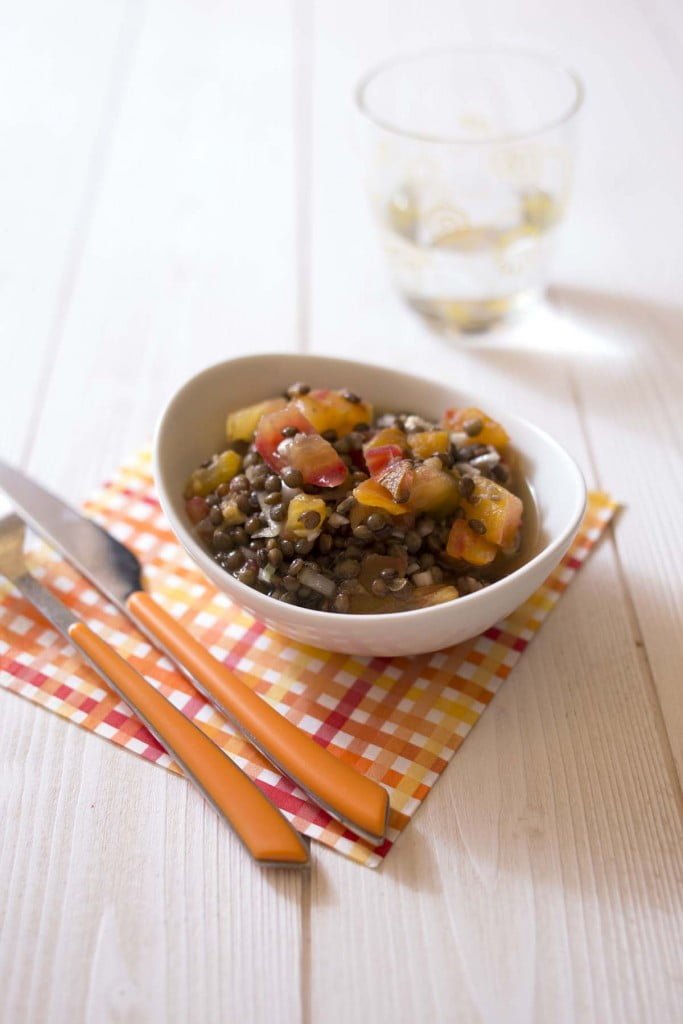 Salade De Lentilles Oignon Et Tomates Ananas Recettes De