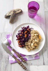 Quinoa aux noix de cajou et clémentines