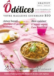 Magazine de cuisine Odelices n°25 - automne 2016