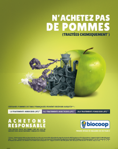 Biocoop condamné à payer à cause de sa campagne anti pesticide