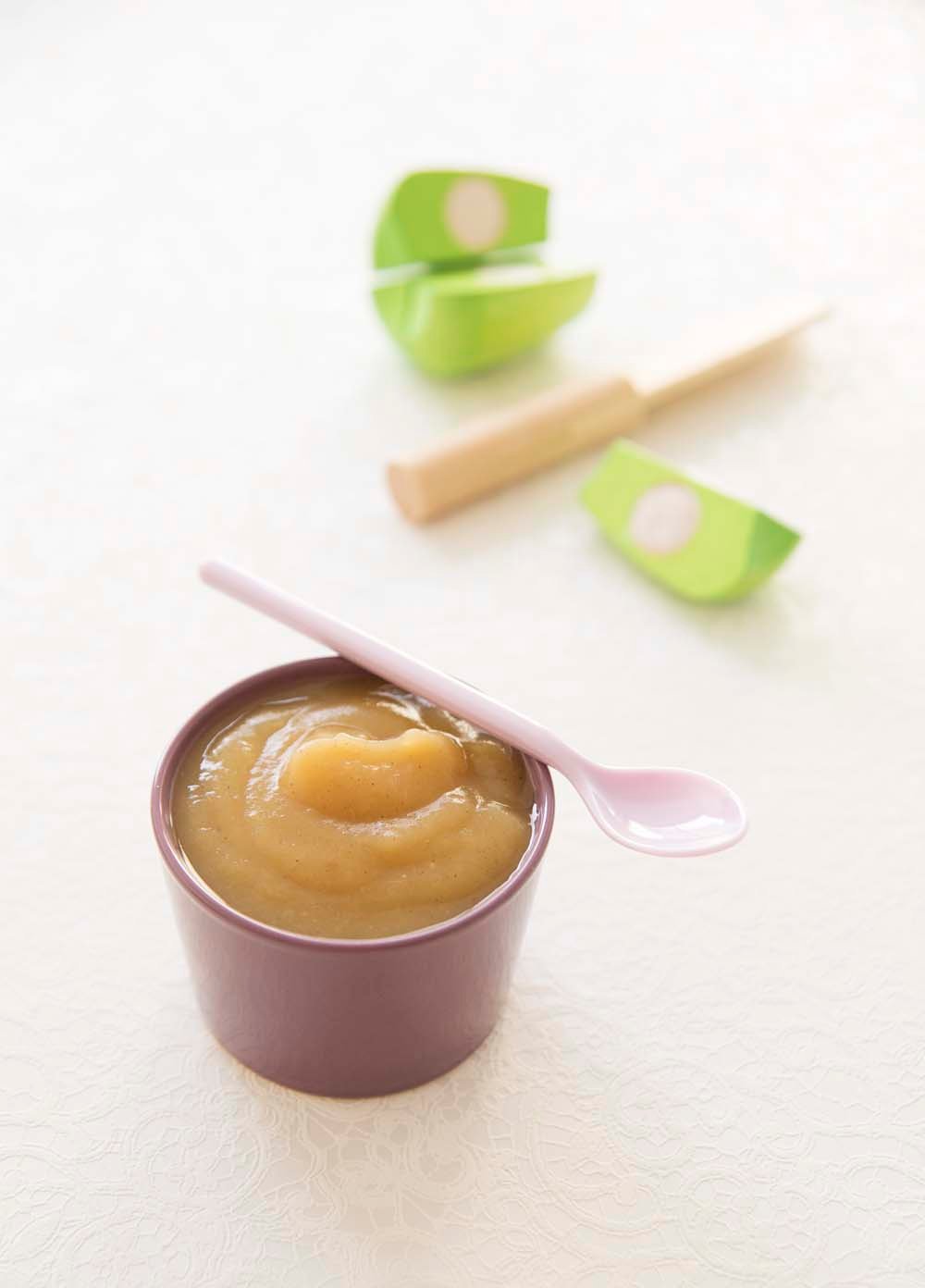 Compote pomme poire canelle pour bébé dès 6 mois