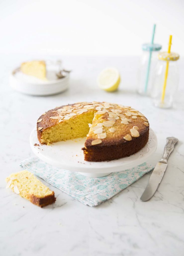 Gâteau au citron et huile d'olive - 5 ingredients 15 minutes