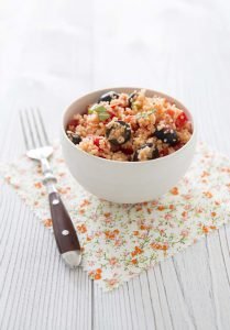 Taboulé aux olives et tomates