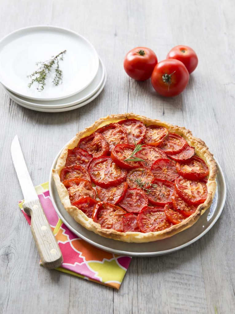 Photo de la recette : Tarte feuilletée à la tomate