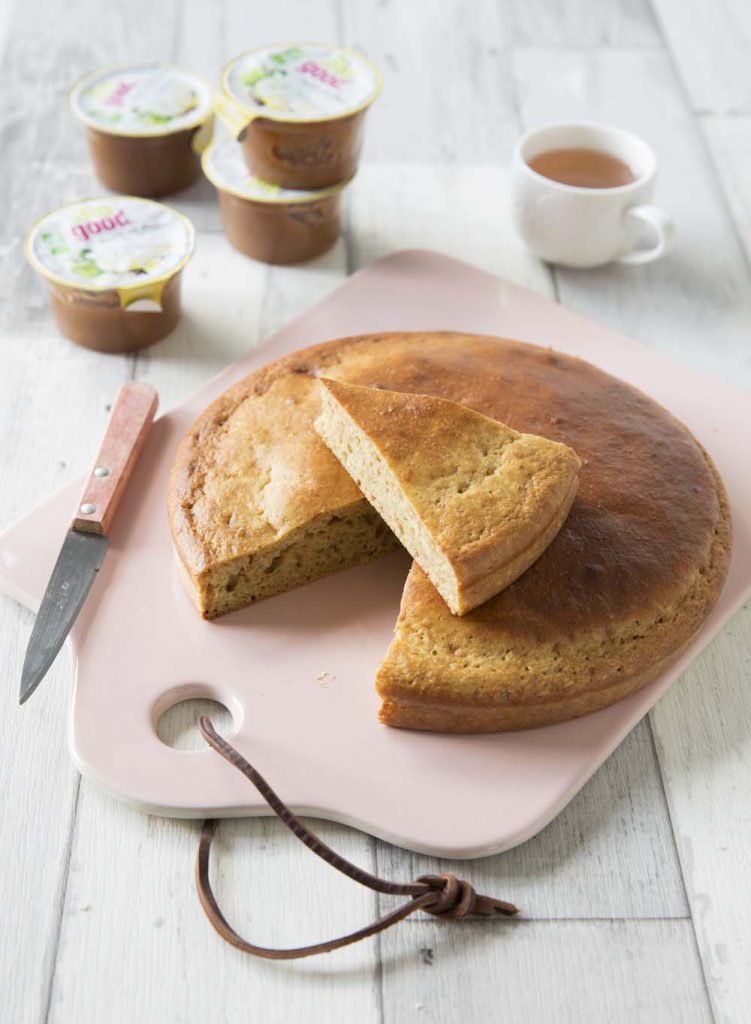 Gâteau Moelleux à La Compote De Pommes Sans Lactose