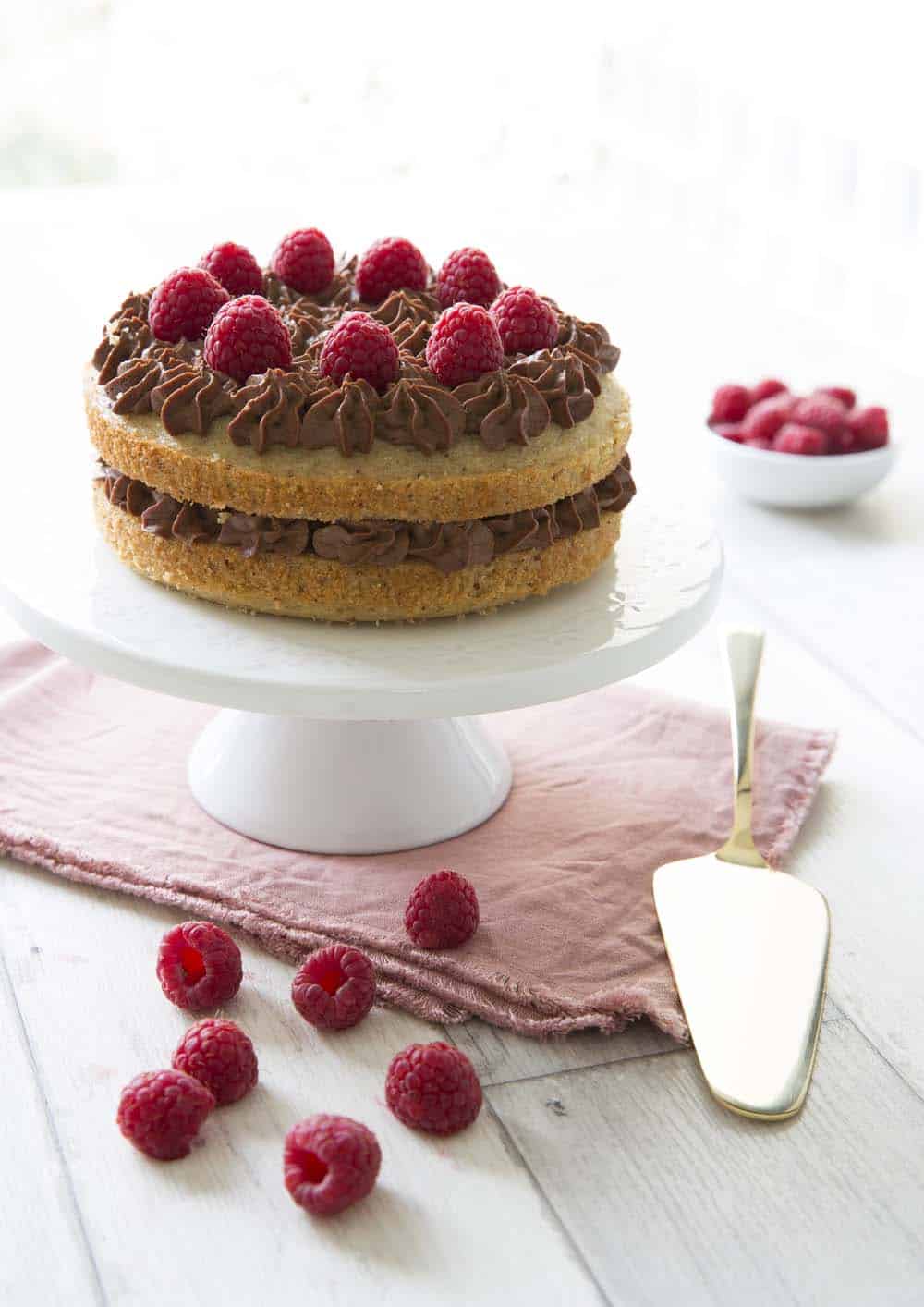 Layer Cake Vegan Sans Gluten Noisette Chocolat Framboises Recettes De Cuisine Biodelices