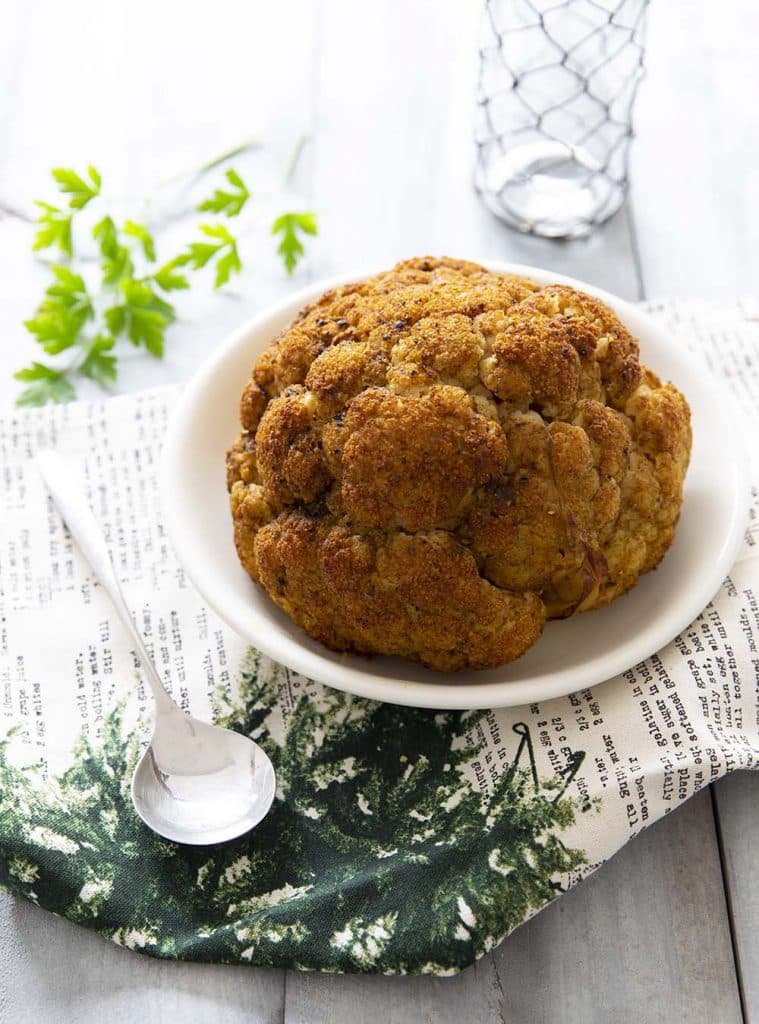 Recette Chou-fleur rôti aux épices