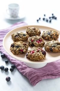 Recette Cookies healthy aux flocons d'avoine et compote de pommes - sans farine sans oeuf