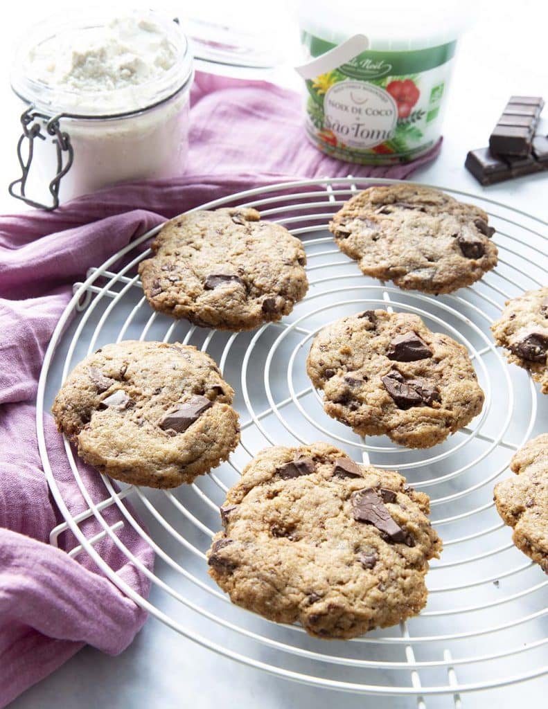 Recette Cookies vegan au chocolat, recette du restaurant L'Abattoir Végétal