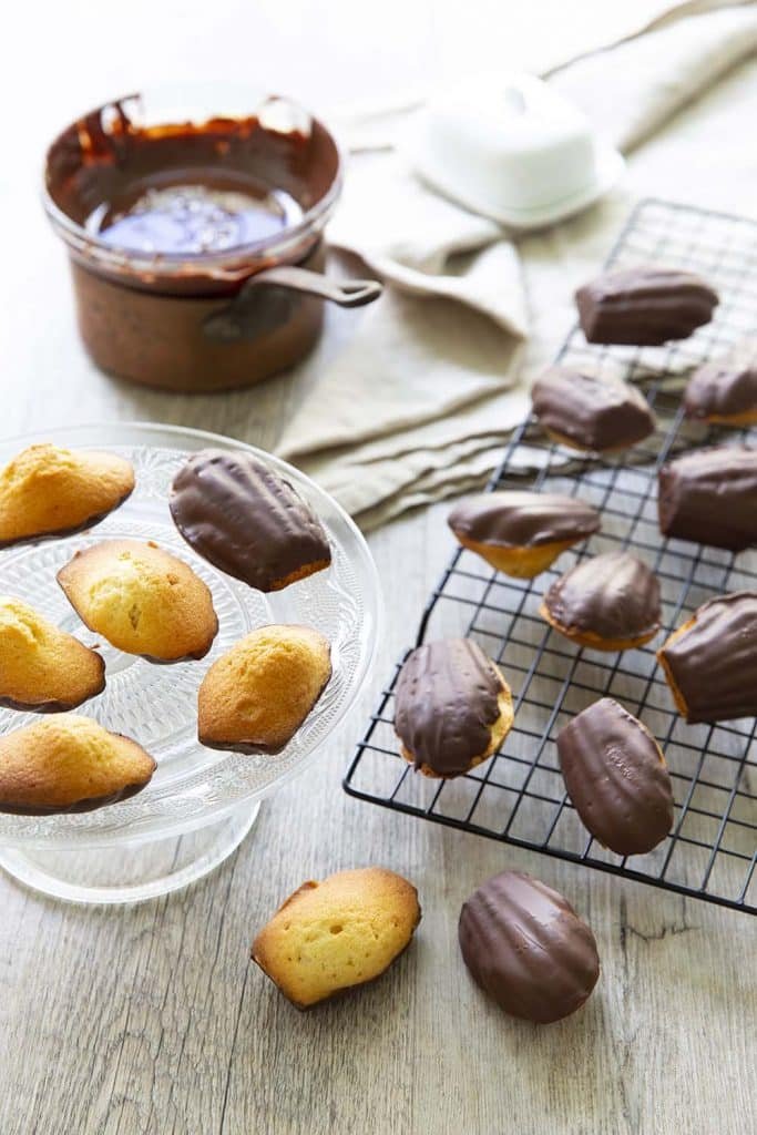 Recette Madeleines en coque de chocolat