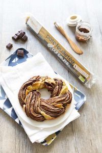 Recette Tresse feuilletée au chocolat