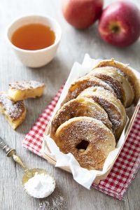 Beignets de pommes à la cannelle – cuisson à la poêle
