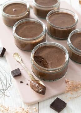 Mousse au chocolat sans beurre maison
