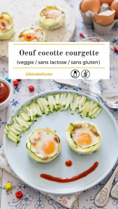 Recette Oeufs cocotte aux lardons végétaux - recette pour les enfants
